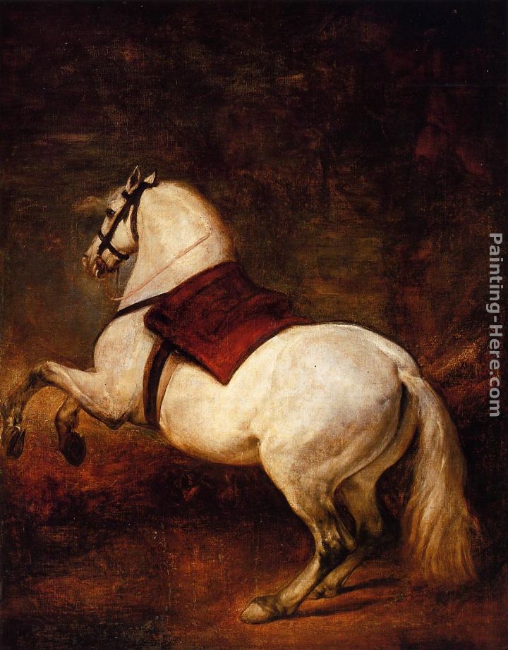 The White Horse painting - Diego Rodriguez de Silva Velazquez The White Horse art painting